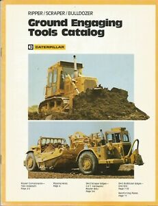 CATERPILLAR OLD 1980 BROCHURE &#034;Ground Engaging Tools Catalog&#034;