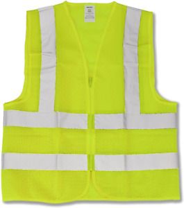 Neiko 53941A High Visibility Safety Vest, ANSI/ ISEA Standard | Color Neon | L