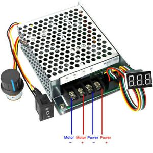 DC 10-55V MAX 60A Reversible PWM Motor Speed Controller 12V 24V 36V