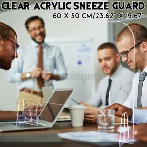 Sneeze Guard 23.62&#034; x 19.67&#034; Acrylic Shield for Cashier Checkout Counter Desk