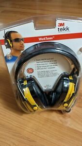 3M WorkTunes Hearing Protector Mp3 Compatible With Am/fm Tuner