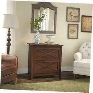 Key West 2 Drawer Lateral File in Cabinet Bing Cherry