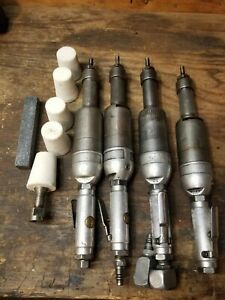 4 DIE GRINDER WITH WHEELS AIR GRINDER TOOL &amp; DIE MACHINIST TOOLS