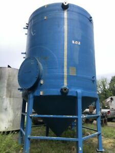 Edwards Polymer / Fiberglass Vertical 7000 Gallon Waste Water Storage Tank