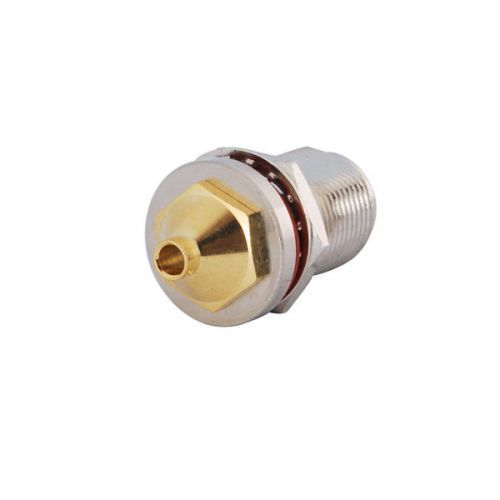 20 pcs n solder female jack bulkhead straight semi-rigid rg402 cable connector for sale