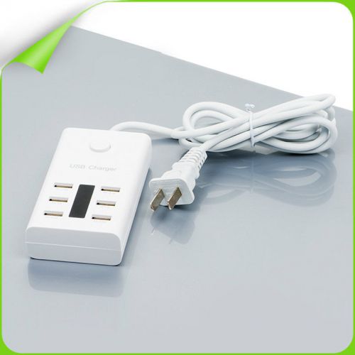 International standard 6 usb sockets plugs power charger for sale