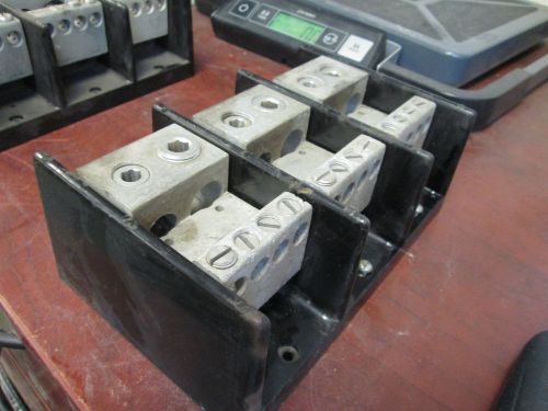 Power distribution block line(1) 500cmcm (1) 300mcm load(4) #12-1/0 3p used for sale