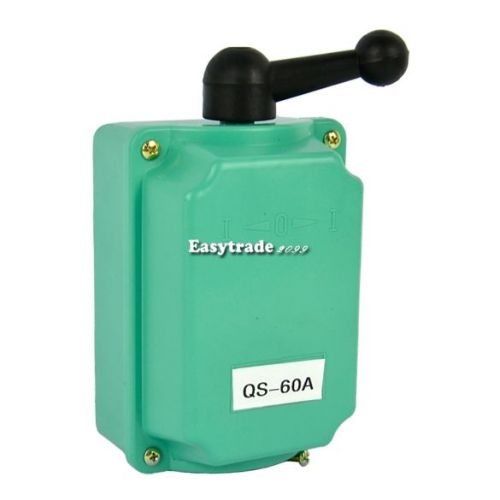 60 Amp Drum Switch Forward/Off/Reverse Motor Control Rain Proof Reversing ESY
