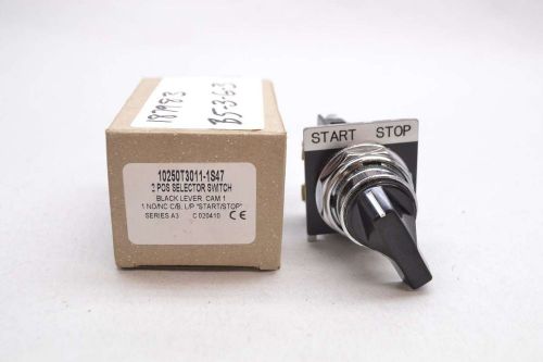 New cutler hammer 10250t3011-1s47 start/ stop 2 position selector switch d431570 for sale