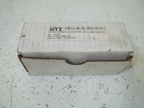STI GT2250-3000G-232 PRESSURE TRANSDUCER RANGE:0-3000PSIG *NEW IN A BOX*