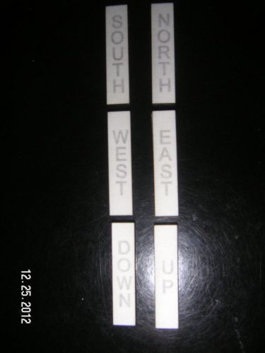 (x10 sets) Universal Pendant Station, Rigging Directional Label for Demag Tele