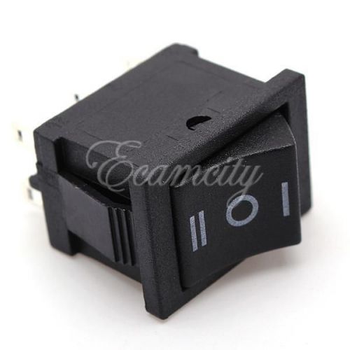 Dpdt on-off-on 3 position snap in boat rocker switch 6a/250v 10a/125v ac new for sale