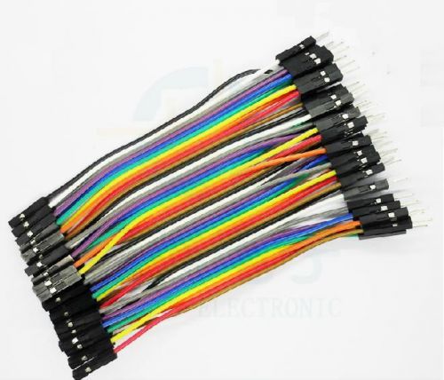 40pcs dupont 10cm male to female jumper wire ribbon cable for arduino for sale