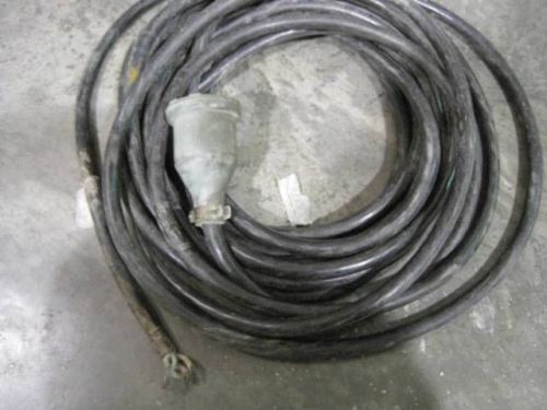 Approx 50&#039; foot 600 volt 12/4 s outdoor extension power cord cable wire 1 end #3 for sale