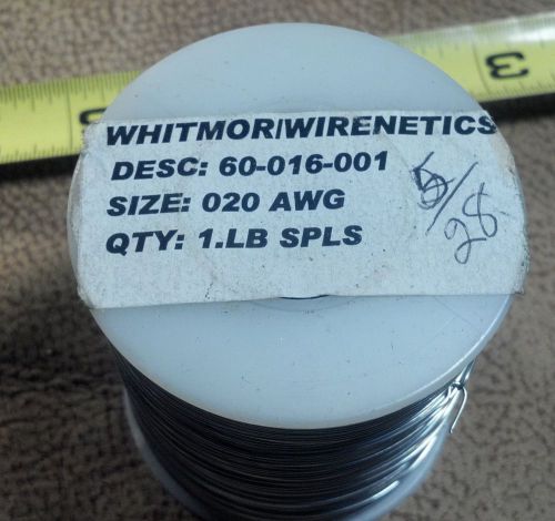 Roll of wire, NEW, 20 AWG, 1 pound, WHITMOR / WIRENETICS 60-016-001