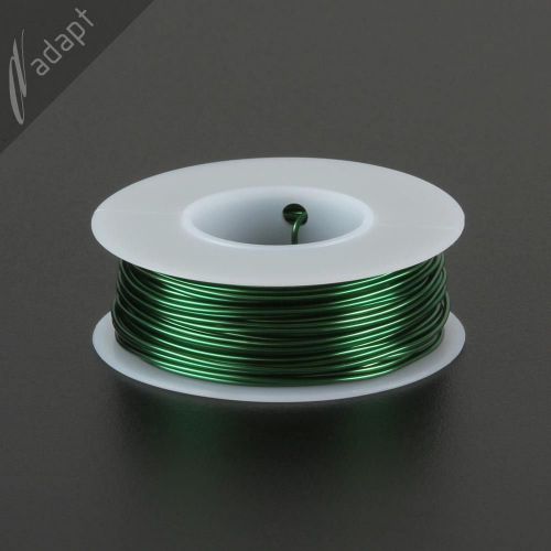 Magnet wire, enameled copper, green, 19 awg (gauge), 155c, 1/4 lb, 63ft for sale