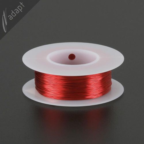 Magnet wire, enameled copper, red, 30 awg (gauge), 155c, ~1/8 lb, 400&#039; hpn for sale