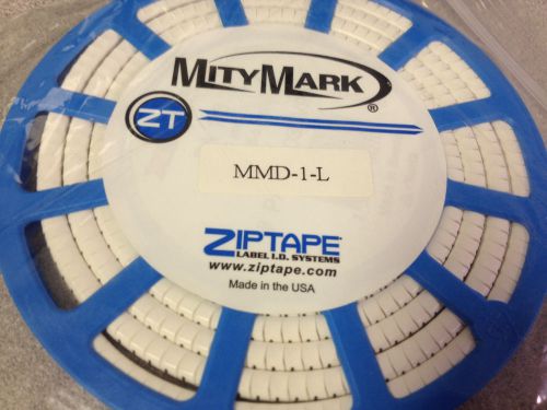 MITY MARK MMD1-L PVC Disc Wire Marker &#034;L&#034; 10-16AWG 500/ROLL *NEW IN PACKAGING*