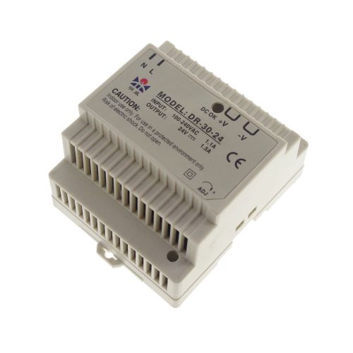 30W  24VDC 1.5A Din Rail Mounted Output Industrical Power supply