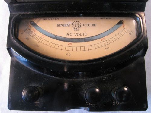 #74- General Electric AC Voltmeter Type AP-9