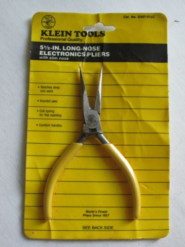 Klein Tools D307-5 1/2C Long-Nose ElectronicsPliers With Slim Nose