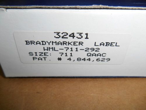 Brady WML-711-292 BradyMarker Brady Marker Wire Labels