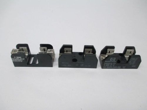 Lot 3 new gould assorted 20301 f30a1s 1b0001 250v-ac 30a amp fuse holder d312974 for sale