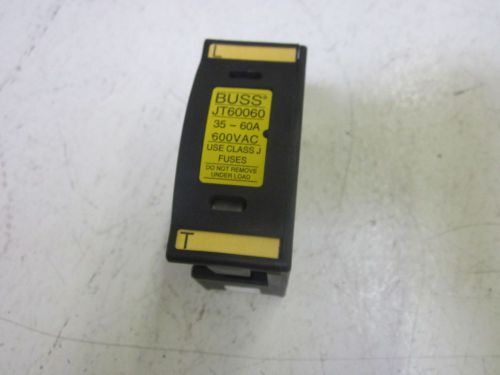 Buss jt60060 fuse holder 35-60a 600vac *used* for sale
