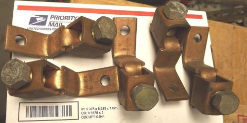 Lot of 8 350 mcm copper mechanical lug for sale