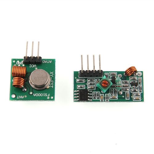 1pcs 5v 433mhz rf transmitter and receiver for arduino arm/mcu fm project for sale