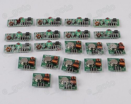 10pcs 315mhz rf transmitter and receiver link kit for arduino/arm/mcu wl for sale
