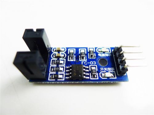 Speed sensor slot-type optocoupler motor test groove coupler module for arduino for sale