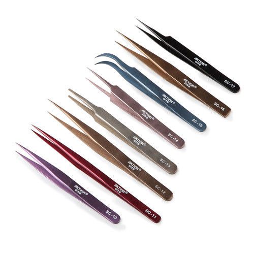 New 8pcs stainless steel tweezers watch watchmaker crafts jewelry repair tool for sale