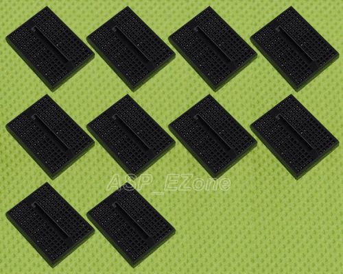 10pcs black solderless prototype breadboard 170 syb-170 for arduino brand new for sale