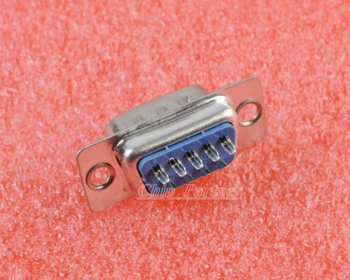 10PCS DB9 RS232 Serial 9 Pin male Plug Connector
