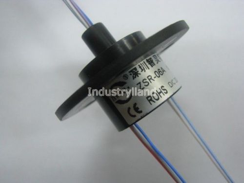 Mini capsule slip ring 6 wires 2a 22mm 300rpm 360 degree rotation zsr-06a fks for sale