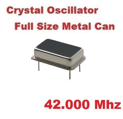 42.000mhz 42.000 mhz crystal oscillator full can ( qty 10 ) *** new *** for sale