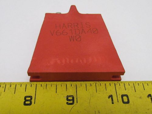 Harris v661da40 metal oxide varistor surge suppressor 660vac 850vdc da series for sale