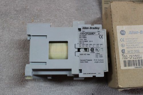 Allen Bradley 700-CF220DJ Series A Control Relay  (NIB)