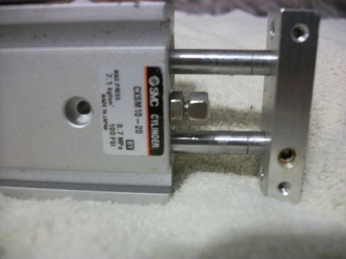 Smc cxsm10-20 0.7 mpa 100 psi dual rod cylinder slide actuator for sale
