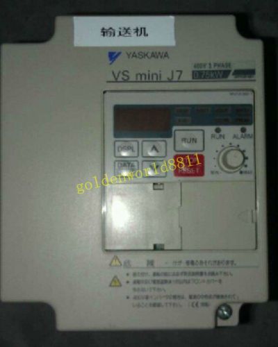 YASKAWA inverter CIMR-J7AA40P7 380V 0.75K good in condition for industry use