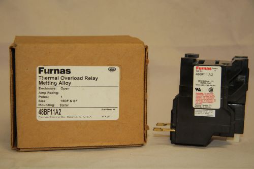 Furnas 48BF11A2 Thermal Overload Relay 1 Pole Size 15DF EF 1P for Starter