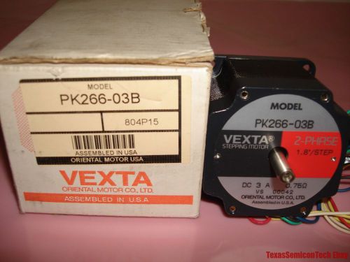 Vexta Oriental Motor PK266-03B Stepping Motor 2 Phase - 3A 0.75VDC - 1.8?/STEP