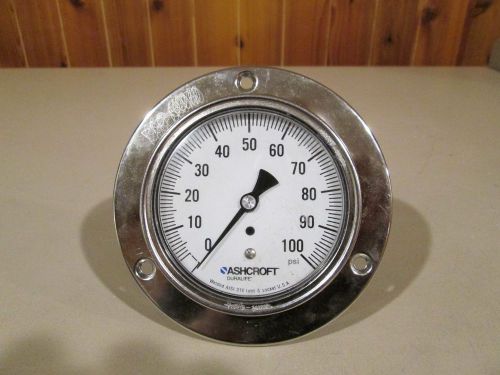 Ashcroft 8206 pressure gauge 0-100 psi - lot of 2 - used for sale