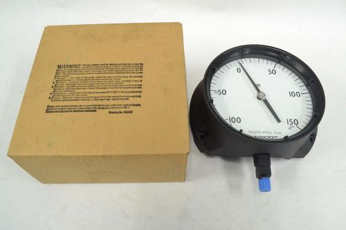 New ashcroft pressure -100-150kpa 5-1/2 in 1/4 in npt gauge b355927 for sale
