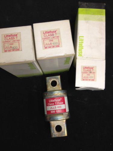 ( 1 ) NEW LITTLEFUSE CLASS T CURRENT LIMITING FUSE 400 AMP JLLS-400