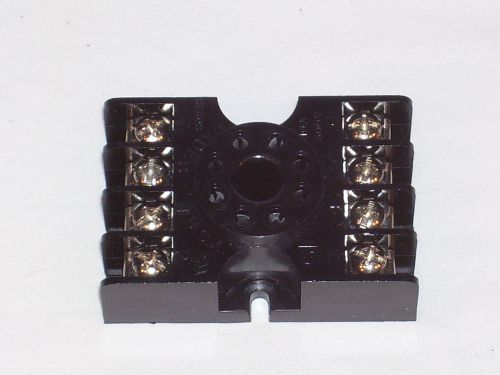 25 x gould relay socket h50sl608 - 8 pin octal. new in box. panel mount. for sale