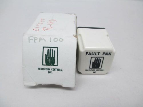 NEW PROTECTION CONTROLS FPM 100 FAULT PAK RELAY D293661