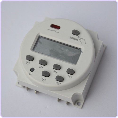 Lcd digital programmable timer ac 220v-240v 16a time relay switch agc for sale