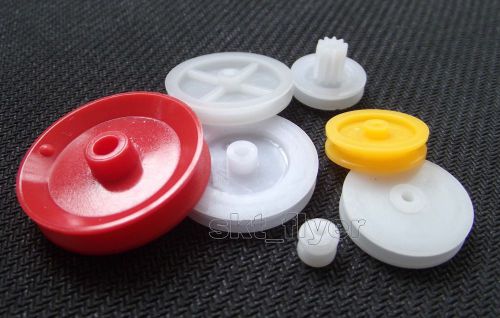 7-Styles Pulley Plastic Gears travelling block for Robot Part DIY